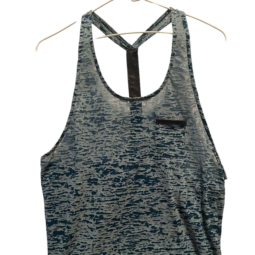Soybu Womens Top Size Med M Lucy Fit Yoga Activewear Tank Shirt Greystone Gatsby